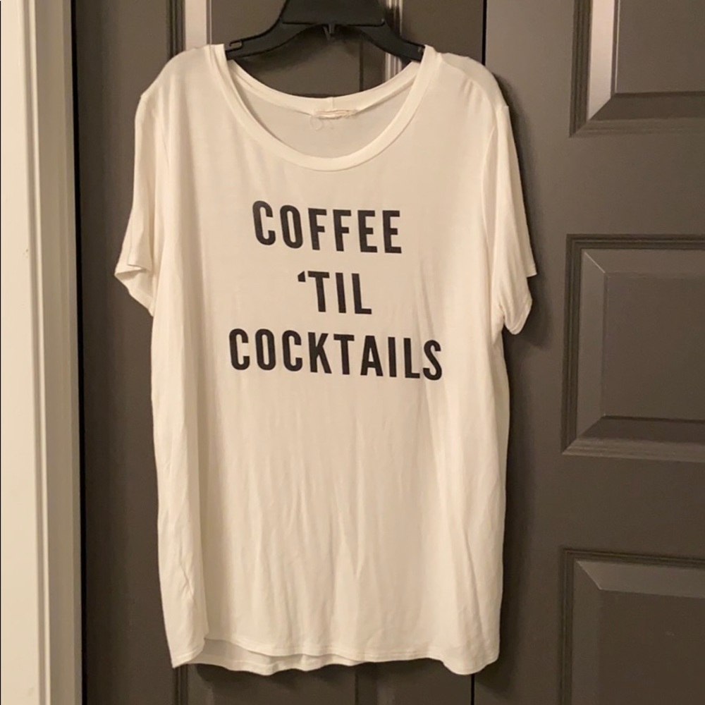 “Coffee til Cocktails” graphic T-Shirt